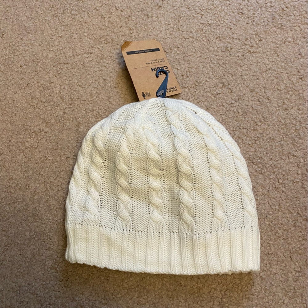 Cable Knit Beanie. New with tags.